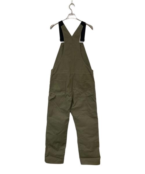 uniform experiment（ユニフォームエクスペリメント）uniform experiment (ユニフォームエクスペリメント) ウォッシュ加工 ペインター オーバーオール グリーン サイズ:-の古着・服飾アイテム