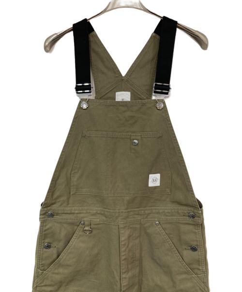 uniform experiment（ユニフォームエクスペリメント）uniform experiment (ユニフォームエクスペリメント) ウォッシュ加工 ペインター オーバーオール グリーン サイズ:-の古着・服飾アイテム