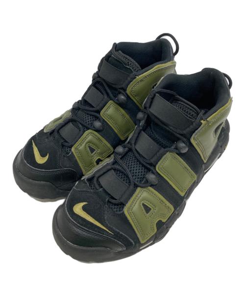 NIKE（ナイキ）NIKE (ナイキ) Air More Uptempo '96 Rough Green/エアモアアップテンポ'96ラフグリーン ブラック×カーキ サイズ:SIZE 27cmの古着・服飾アイテム