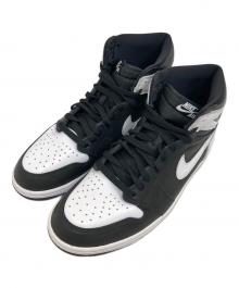 NIKE（ナイキ）の古着「Air Jordan 1 Retro High OG Black White/エアジョーダン1レトロハイOGブラックホワイト」｜ホワイト×ブラック
