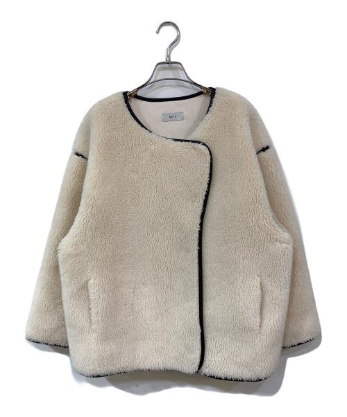 AKTE（アクテ）AKTE (アクテ) パイピングボアジャケット アイボリー サイズ:SIZE Freeの古着・服飾アイテム