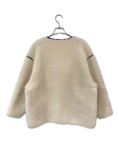 AKTE（アクテ）AKTE (アクテ) パイピングボアジャケット アイボリー サイズ:SIZE Freeの古着・服飾アイテム