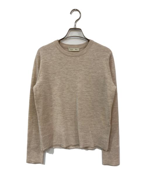 ebure（エブール）ebure (エブール) Ron Herman (ロンハーマン) ライトウールミランニットプルオーバー ベージュ サイズ:38の古着・服飾アイテム