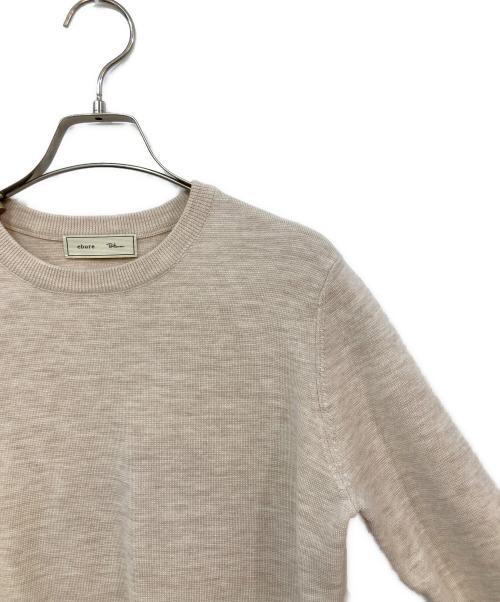 ebure（エブール）ebure (エブール) Ron Herman (ロンハーマン) ライトウールミランニットプルオーバー ベージュ サイズ:38の古着・服飾アイテム