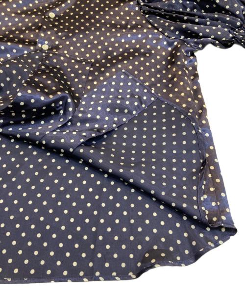 RHODOLIRION（ロドリリオン）RHODOLIRION (ロドリリオン) ドットボウタイブラウス ネイビー サイズ:1の古着・服飾アイテム