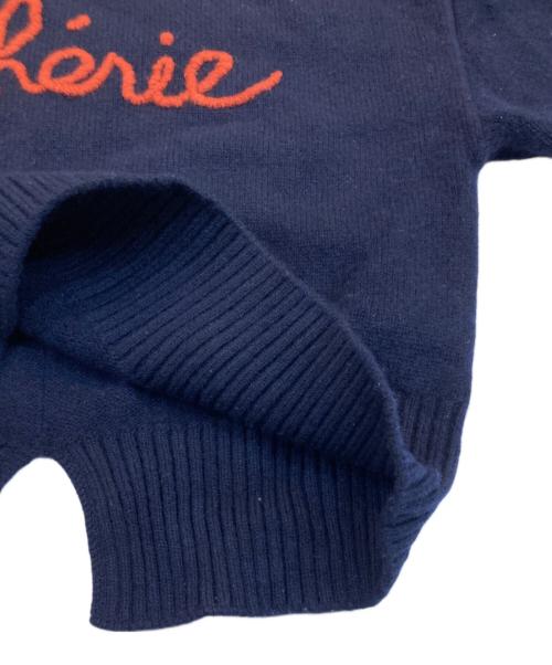 SLOBE IENA（スローブ イエナ）SLOBE IENA (スローブ イエナ) cherie刺繍ニット ネイビー サイズ:-の古着・服飾アイテム
