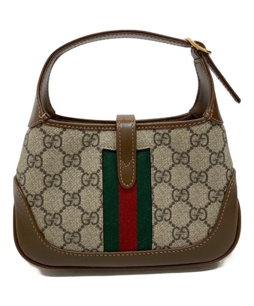 GUCCI（グッチ）GUCCI (グッチ) ジャッキー 1961ミニバッグ ブラウンの古着・服飾アイテム