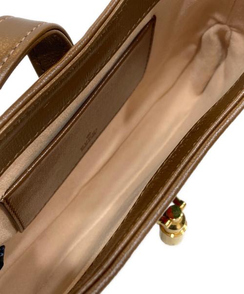 GUCCI（グッチ）GUCCI (グッチ) ジャッキー 1961ミニバッグ ブラウンの古着・服飾アイテム