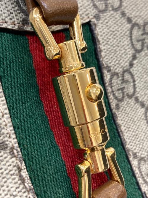 GUCCI（グッチ）GUCCI (グッチ) ジャッキー 1961ミニバッグ ブラウンの古着・服飾アイテム