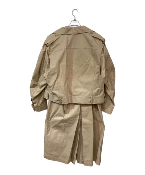 LOUIS VUITTON（ルイ ヴィトン）LOUIS VUITTON (ルイ ヴィトン) 3in1 ダブルレイヤー デニム トレンチコート ベージュ サイズ:SIZE 48の古着・服飾アイテム