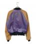 VANSON (バンソン) レザーチームジャケット パープル サイズ:SIZE 42：25000円
