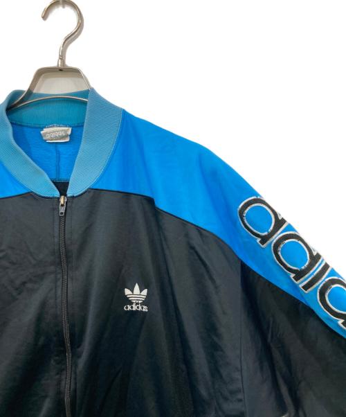 adidas（アディダス）adidas (アディダス) 80’s トラックジャケット ブルー×ブラック サイズ:SIZE XLの古着・服飾アイテム