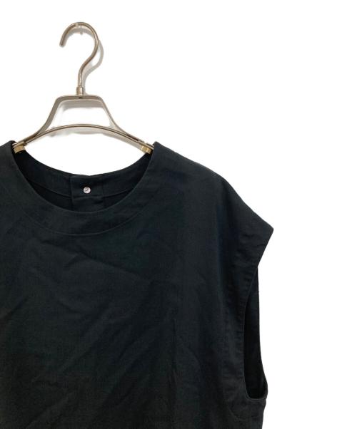 BEARDSLEY（ビアズリー）BEARDSLEY (ビアズリー) ノースリーブブラウス ブラック サイズ:FREEの古着・服飾アイテム