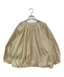 BEARDSLEY（ビアズリー）の古着「タフタバルーンブルゾン」｜ベージュ