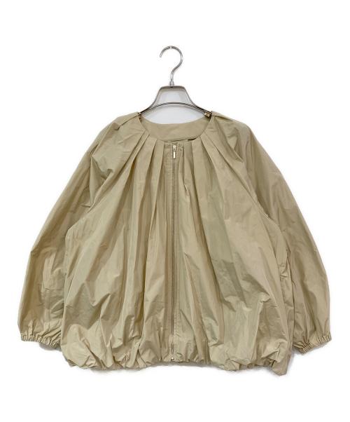 BEARDSLEY（ビアズリー）BEARDSLEY (ビアズリー) タフタバルーンブルゾン ベージュ サイズ:Fの古着・服飾アイテム