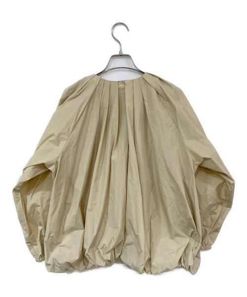 BEARDSLEY（ビアズリー）BEARDSLEY (ビアズリー) タフタバルーンブルゾン ベージュ サイズ:Fの古着・服飾アイテム