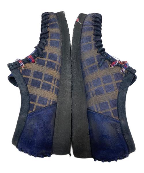 CLARKS（クラークス）CLARKS (クラークス) nicholas daley (ニコラス デイリー) Wallabee/ワラビー シューズ ネイビー×ブラック サイズ:SIZE 25.5cmの古着・服飾アイテム