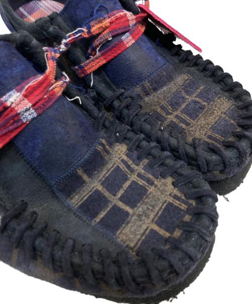 CLARKS（クラークス）CLARKS (クラークス) nicholas daley (ニコラス デイリー) Wallabee/ワラビー シューズ ネイビー×ブラック サイズ:SIZE 25.5cmの古着・服飾アイテム