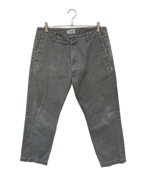 SEQUEL（シークエル）SEQUEL (シークエル) テーパードパンツ グレー サイズ:Lの古着・服飾アイテム