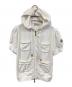 MONCLER（モンクレール）の古着「半袖パーカー」｜ホワイト