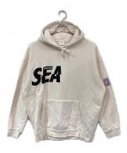 PUMA×WIND AND SEAプーマ×ウィンダンシー）の古着「プルオーバーパーカー」｜アイボリー