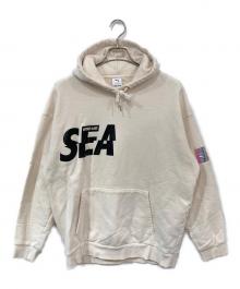 PUMA×WIND AND SEA（プーマ×ウィンダンシー）の古着「プルオーバーパーカー」｜アイボリー