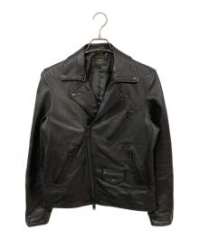 AMERICAN RAG CIE（アメリカンラグシー）の古着「ダブルライダースジャケット」｜ブラック