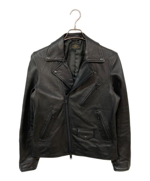 AMERICAN RAG CIE（アメリカンラグシー）AMERICAN RAG CIE (アメリカンラグシー) ダブルライダースジャケット ブラック サイズ:SIZE 2の古着・服飾アイテム