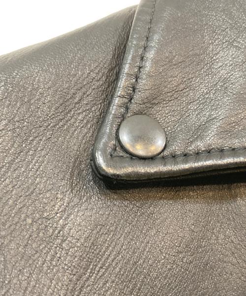 AMERICAN RAG CIE（アメリカンラグシー）AMERICAN RAG CIE (アメリカンラグシー) ダブルライダースジャケット ブラック サイズ:SIZE 2の古着・服飾アイテム