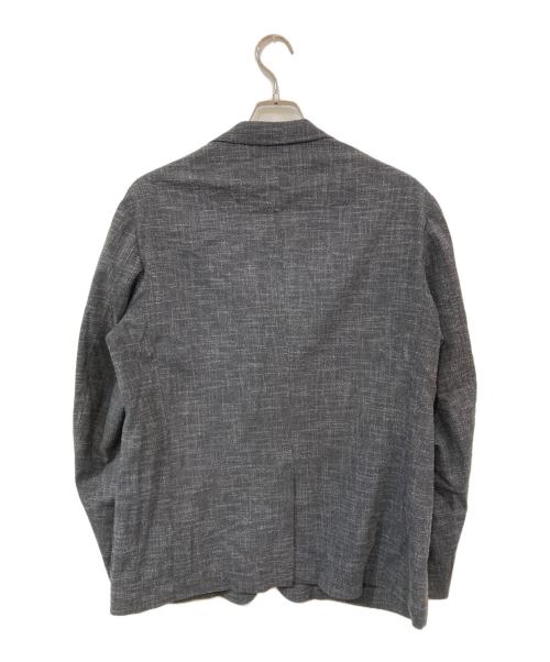TOMORROW LAND（トゥモローランド）TOMORROW LAND (トゥモローランド) ウールシルクナイロン シングルブレステッド 2Bジャケット グレー サイズ:SIZE 48の古着・服飾アイテム