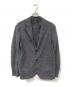 TOMORROW LAND（トゥモローランド）の古着「ウールシルクナイロン シングルブレステッド 2Bジャケット」｜グレー