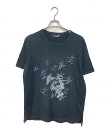 GROUND Y（グラウンドワイ）の古着「プリントTシャツ」｜ブラック