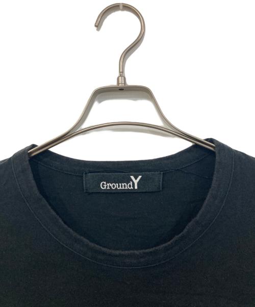 GROUND Y（グラウンドワイ）GROUND Y (グラウンドワイ) プリントTシャツ ブラック サイズ:SIZE 3の古着・服飾アイテム