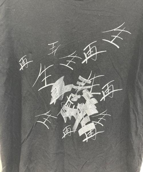 GROUND Y（グラウンドワイ）GROUND Y (グラウンドワイ) プリントTシャツ ブラック サイズ:SIZE 3の古着・服飾アイテム