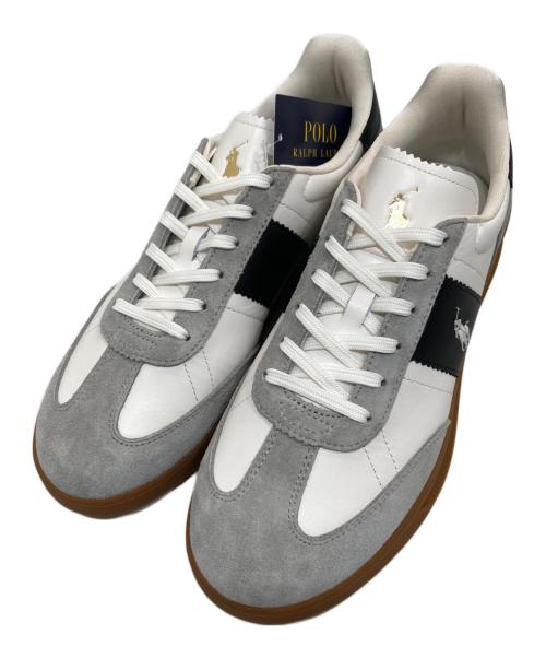POLO RALPH LAUREN（ポロ・ラルフローレン）POLO RALPH LAUREN (ポロ・ラルフローレン) ヘリテージエラスニーカー ホワイト サイズ:28cmの古着・服飾アイテム