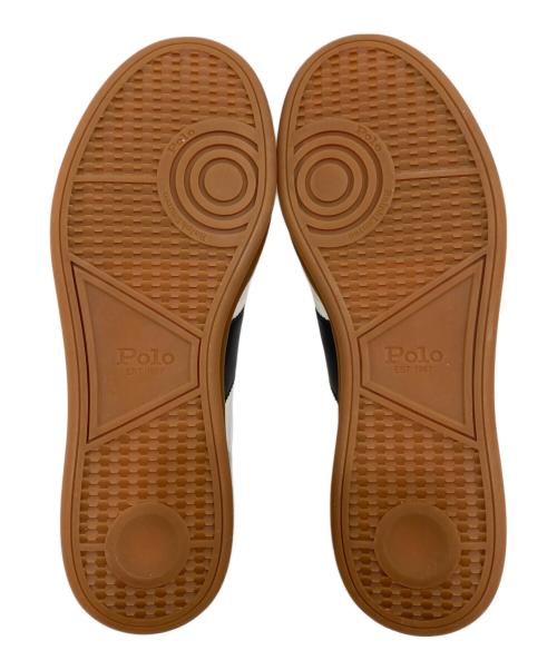 POLO RALPH LAUREN（ポロ・ラルフローレン）POLO RALPH LAUREN (ポロ・ラルフローレン) ヘリテージエラスニーカー ホワイト サイズ:28cmの古着・服飾アイテム