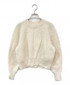 MACPHEEマカフィー）の古着「ラムカシミヤ クルーネックプルオーバー」｜アイボリー