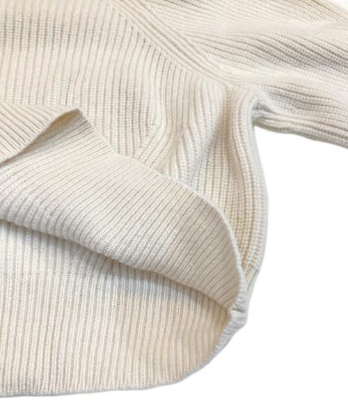 MACPHEE（マカフィー）MACPHEE (マカフィー) ラムカシミヤ クルーネックプルオーバー アイボリー サイズ:Sの古着・服飾アイテム