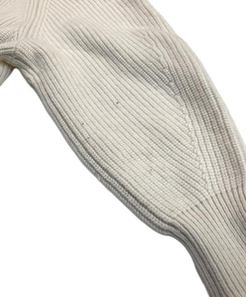 MACPHEE（マカフィー）MACPHEE (マカフィー) ラムカシミヤ クルーネックプルオーバー アイボリー サイズ:Sの古着・服飾アイテム