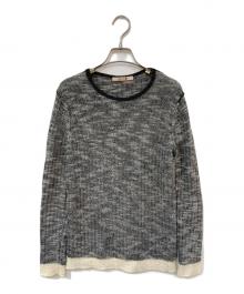 BACCA（バッカ）の古着「アニヴェンボーダー ロングスリーブプルオーバー」｜グレー