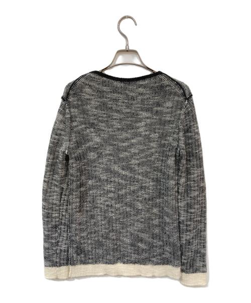 BACCA（バッカ）BACCA (バッカ) アニヴェンボーダー ロングスリーブプルオーバー グレー サイズ:Sの古着・服飾アイテム