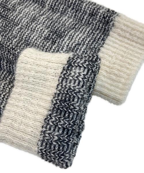 BACCA（バッカ）BACCA (バッカ) アニヴェンボーダー ロングスリーブプルオーバー グレー サイズ:Sの古着・服飾アイテム