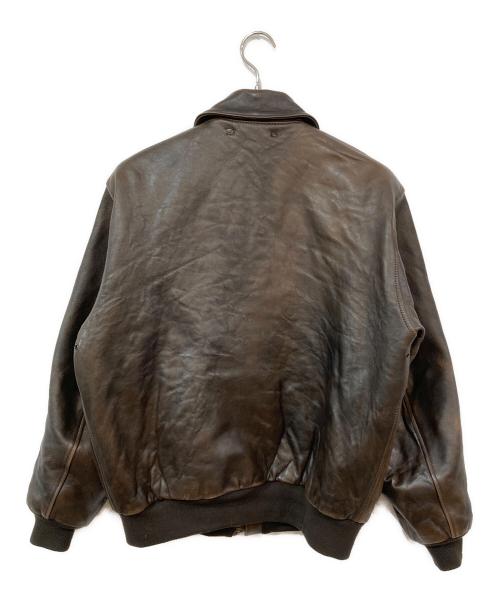 AVIREX（アヴィレックス）AVIREX (アヴィレックス) A-2 FLIGHT JACKET ANTIQUE LANB/A-2フライトジャケットアンティークラム ブラウン サイズ:SIZE 40の古着・服飾アイテム