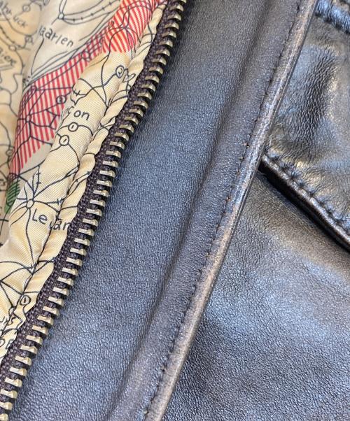 AVIREX（アヴィレックス）AVIREX (アヴィレックス) A-2 FLIGHT JACKET ANTIQUE LANB/A-2フライトジャケットアンティークラム ブラウン サイズ:SIZE 40の古着・服飾アイテム