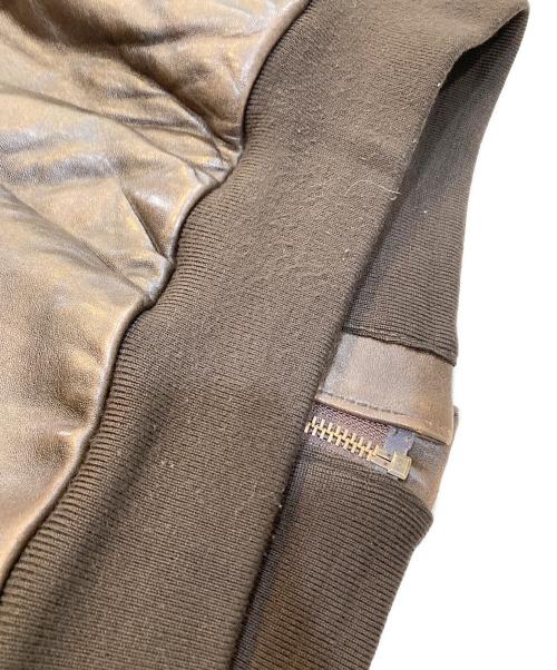 AVIREX（アヴィレックス）AVIREX (アヴィレックス) A-2 FLIGHT JACKET ANTIQUE LANB/A-2フライトジャケットアンティークラム ブラウン サイズ:SIZE 40の古着・服飾アイテム