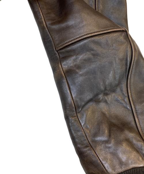 AVIREX（アヴィレックス）AVIREX (アヴィレックス) A-2 FLIGHT JACKET ANTIQUE LANB/A-2フライトジャケットアンティークラム ブラウン サイズ:SIZE 40の古着・服飾アイテム