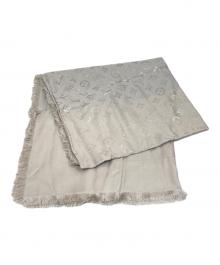 LOUIS VUITTON（ルイ ヴィトン）の古着「ショール・モノグラムストール」｜グレー