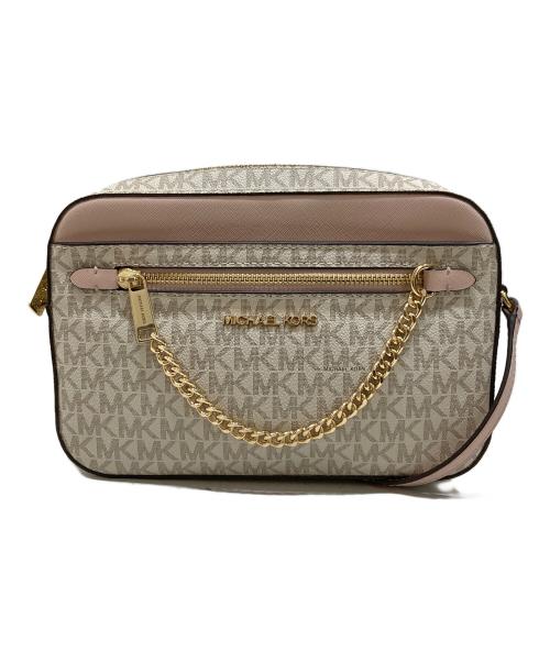 MICHAEL KORS（マイケル・コース）MICHAEL KORS (マイケル・コース) シグネチャーショルダーバッグ ピンクの古着・服飾アイテム