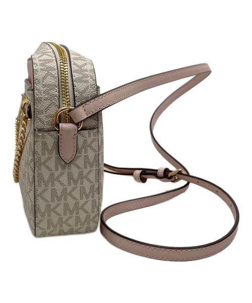 MICHAEL KORS（マイケル・コース）MICHAEL KORS (マイケル・コース) シグネチャーショルダーバッグ ピンクの古着・服飾アイテム