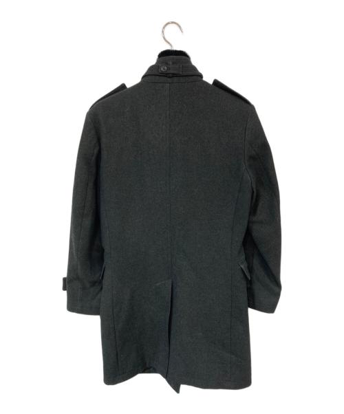 BURBERRY BLACK LABEL（バーバリーブラックレーベル）BURBERRY BLACK LABEL (バーバリーブラックレーベル) ウールコート ブラック サイズ:Mの古着・服飾アイテム